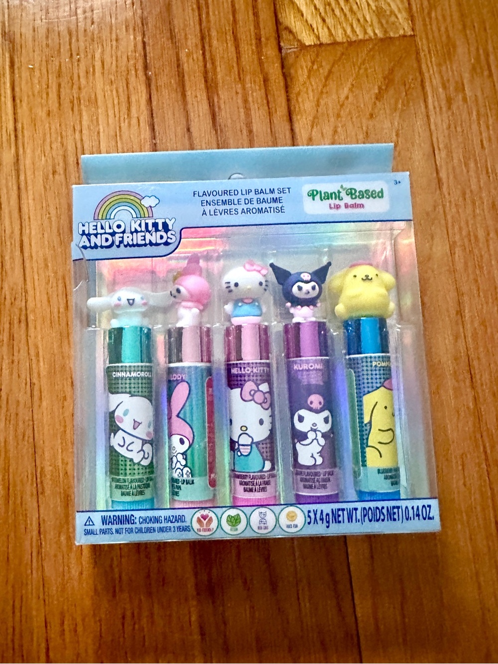 Sanrio Hello Kitty and Friends plant-Based Lip Balm Set